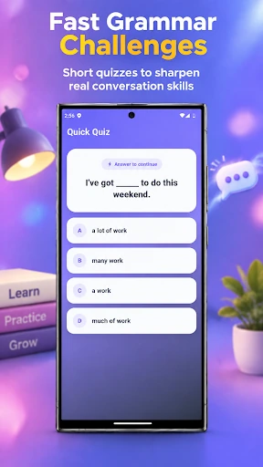 Quick grammar quiz in EnglishTalky