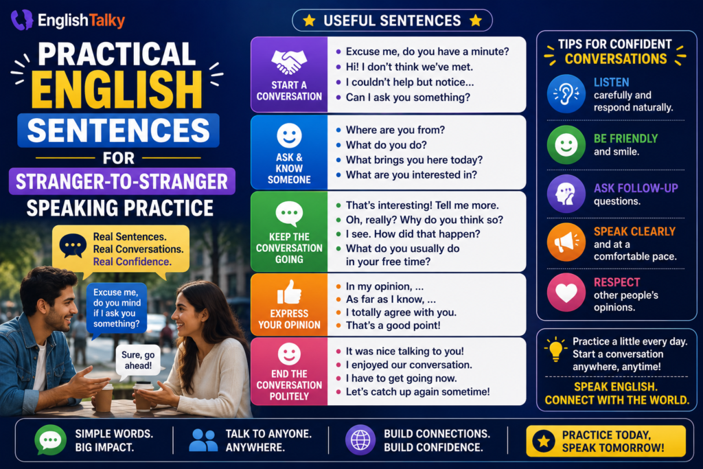 Practical-English-Sentences-for-Stranger-to-Stranger-Speaking