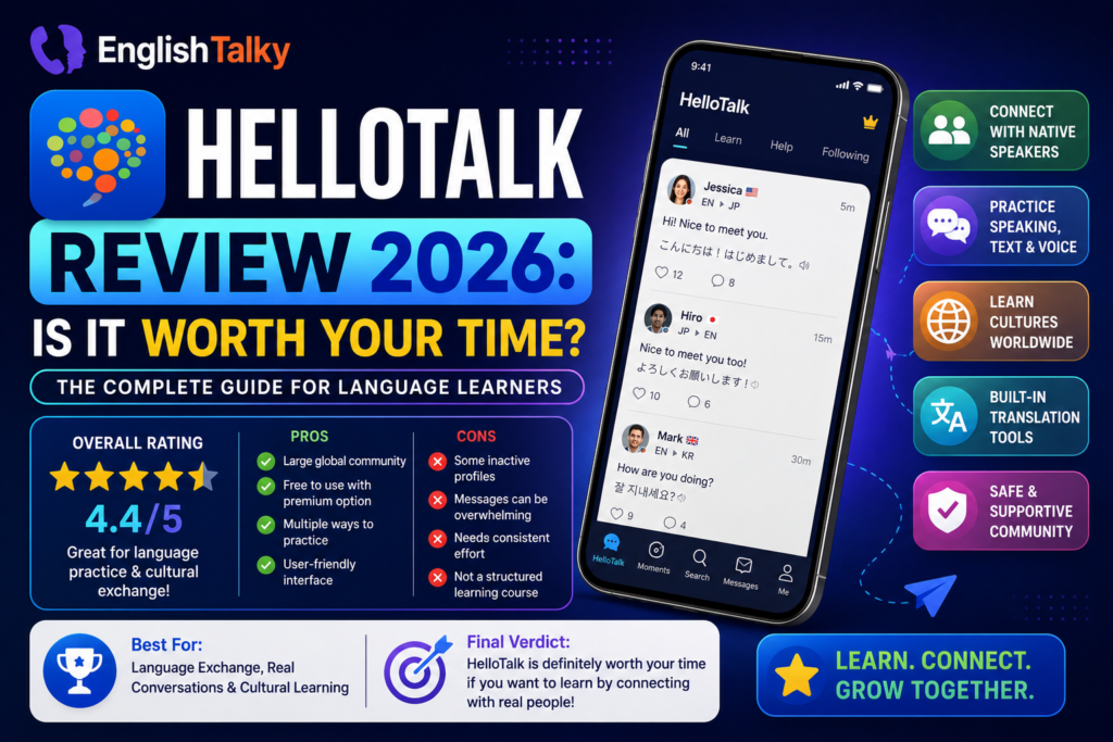 HelloTalk review 2026